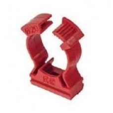 Κολάρο Στερέωσης Σωλήνα Φ20 Κόκκινο ECCFC20CR